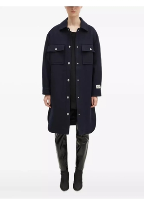 Fiorucci logo-embroidered three-quarter sleeve T-shirt - Black