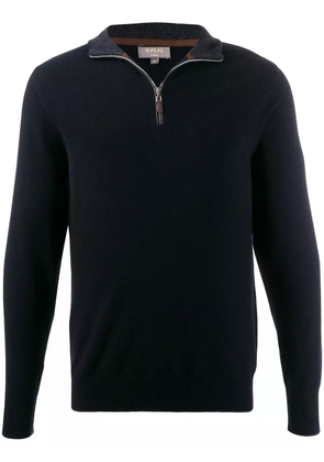 N.Peal Carnaby half-zip sweater - Black