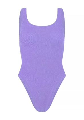 Hunza G square-neck swimsuit - Purple