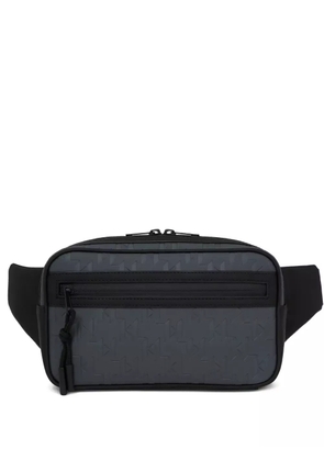 Karl Lagerfeld monogram-pattern belt bag - Grey