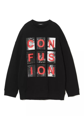 Undercover graphic-print cotton sweatshirt - Black