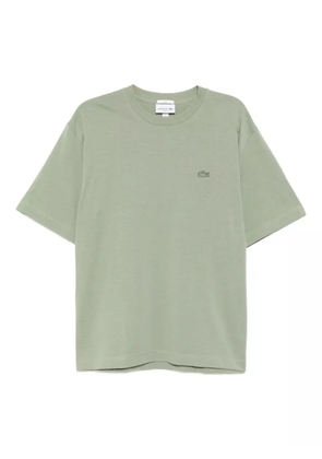 Lacoste logo-appliqué cotton T-shirt - Green