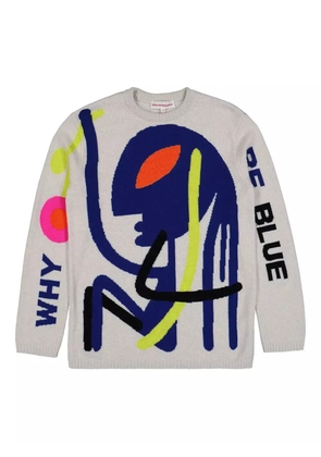 Walter Van Beirendonck Why Be Blue jumper - Grey