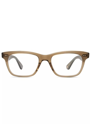 Garrett Leight square-frame glasses - Brown