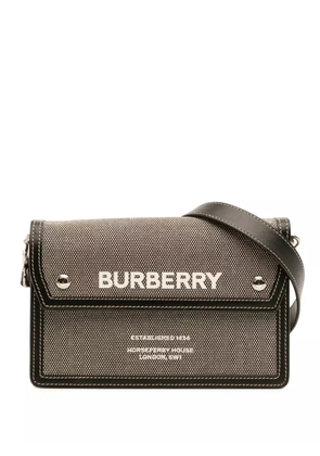 Burberry Pre-Owned 2016-2025 Canvas Horseferry Note crossbody bag - Grey