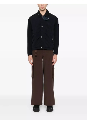 Stone Island logo-patch jacket - Blue