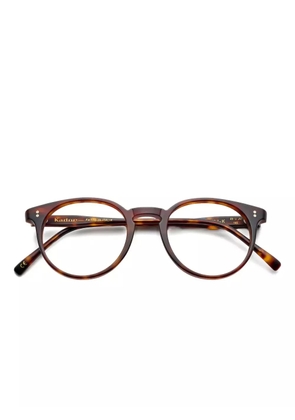 Kador Chyli-K round-frame glasses - Brown