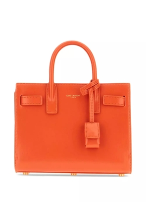 Saint Laurent leather top-handles tote bag - Orange