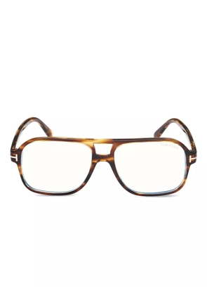 TOM FORD Eyewear square-frame glasses - Brown