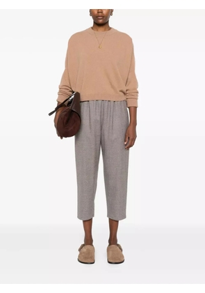 Dusan crew-neck sweater - Neutrals