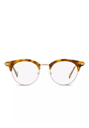 Moncler Eyewear round-frame glasses - Brown
