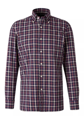 Luigi Borrelli checked button-down shirt - Blue