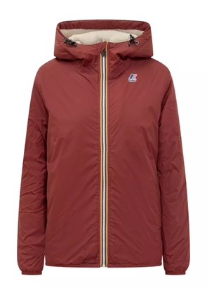 K-Way hooded padded jacket - Red