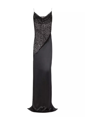 Balmain lace-embellished dress - Black