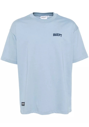 CHOCOOLATE logo-embroidered T-shirt - Blue