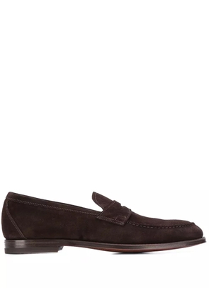 Scarosso penny loafers - Brown