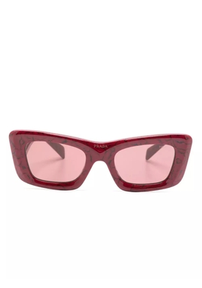 Prada Eyewear Prada Symbole square-frame sunglasses - Red