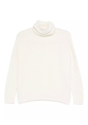 kujten turtleneck sweater - White