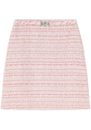 Versace A-line tweed skirt - Pink