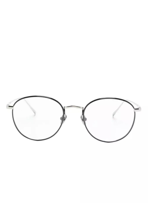 Linda Farrow Harrison round-frame glasses - Silver