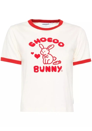 CHOCOOLATE graphic-print T-shirt - White