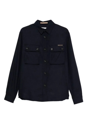 Paolo Pecora double-pocket button-down shirt - Blue