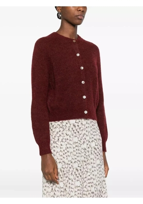 DÔEN long-sleeve cardigan - Red