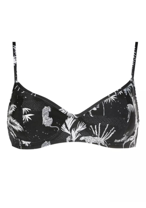 Lygia & Nanny Fiji half-cup bikini top - Black