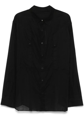 Rick Owens Jumbo Fogpocket shirt - Black