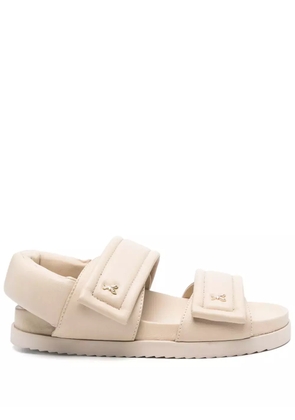 Patrizia Pepe strappy slides - Neutrals
