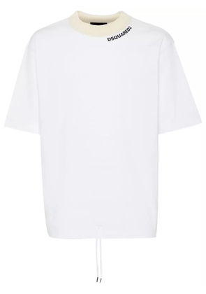 DSQUARED2 drawstring-hem T-shirt - White