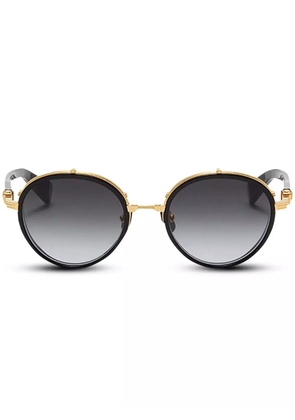 Balmain Eyewear round tinted sunglasses - Black