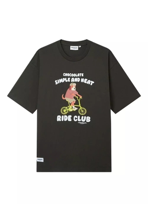 CHOCOOLATE graphic-print T-shirt - Grey