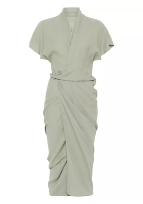 Rick Owens wrap maxi dress - Green