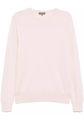 N.Peal Oxford round neck jumper - Pink