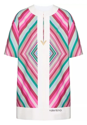 Valentino Garavani Rhombus 75 poplin mini dress - Pink