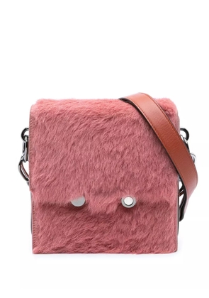 Marni Pre-Owned 2010-2025 Shearling Chain crossbody bag - Pink