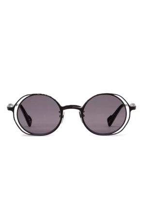 Kuboraum Mask H10 round-frame sunglasses - Black
