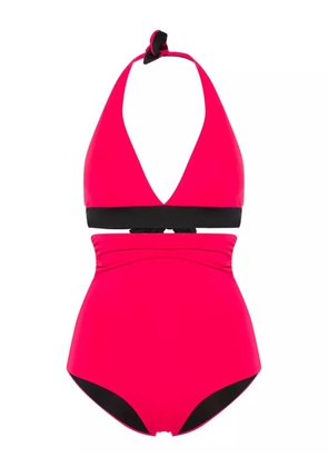 CHIARA BONI La Petite Robe triangle-cup high-waisted bikini - Pink