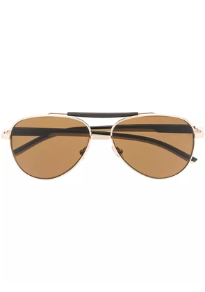 Tag Heuer Eyewear aviator-frame sunglasses - Gold