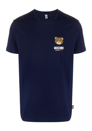 Moschino Leo Teddy-print T-shirt - Blue