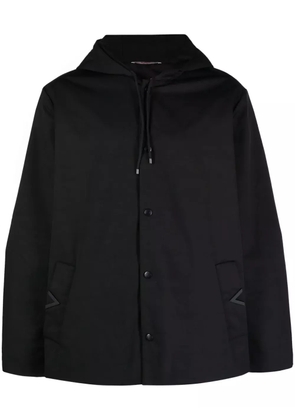 Valentino Garavani hooded windbreaker jacket - Blue