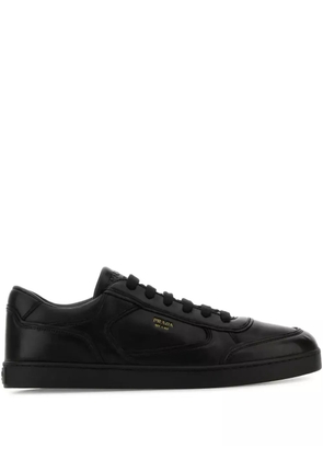 Prada leather sneakers - Black