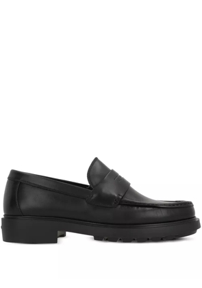 Ferragamo leather loafers - Black