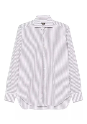 Barba striped shirt - Grey