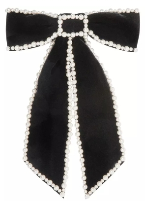 Jennifer Behr Lennox bow barrette - Black
