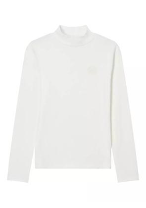 CHOCOOLATE embroidered ribbed T-shirt - White