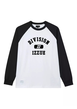izzue raglan-sleeve graphic T-shirt - White