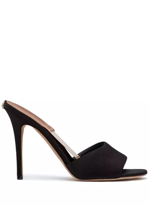 Valentino Garavani 105mm Nite-Out satin sandals - Black
