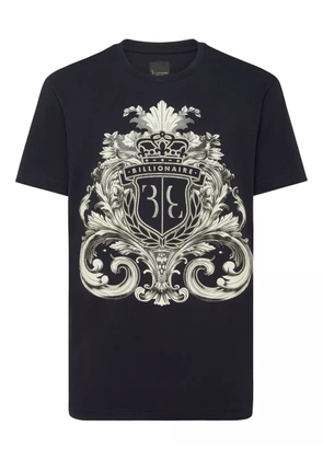 Billionaire crest-print T-shirt - Blue